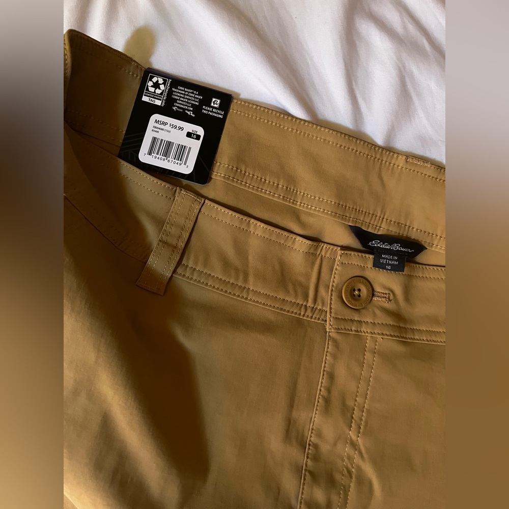 Eddie Bauer Tan Chino Pants